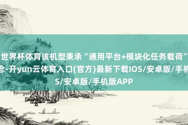 世界杯体育该机型秉承“通用平台+模块化任务载荷”筹算理念-开yun云体育入口(官方)最新下载IOS/安卓版/手机版APP